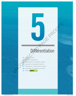 Differentiation
