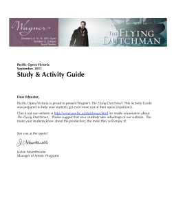 Dutchman Study:Activity Guide