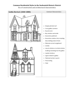 Common Residential Styles in the Snohomish Historic District Era of