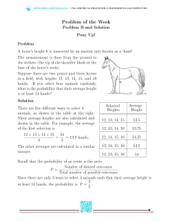 Problem of the Week - Sino Canada School