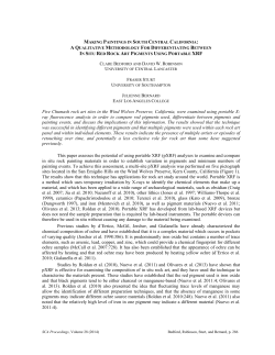 Five Chumash rock art sites in the Wind Wolves Preserve, California