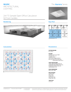 MARK&reg; ArchitecturAl lighting 2x4 t5 Sample Open Office calculation