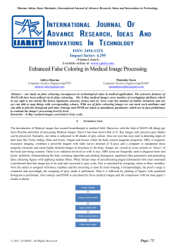Enhanced False Coloring in Medical Image Processing