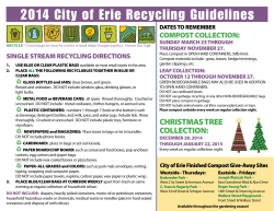 2014 Erie Recycling Guide