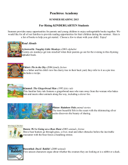 Summer Reading 2013
