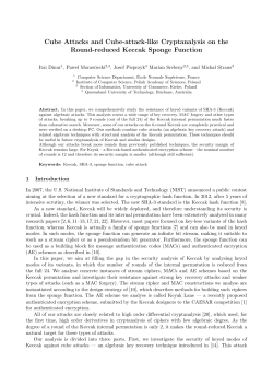 Cube Attacks and Cube-attack-like Cryptanalysis