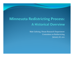 Matt Gehring, House Research Department Committee on