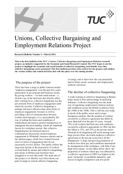 decline of collective bargaining