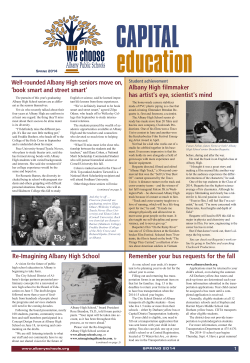 the full version - City School District of Albany