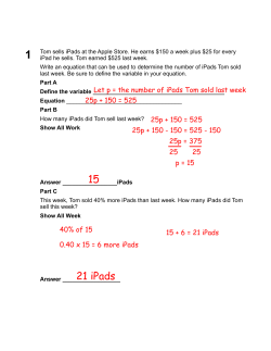 ISTEP Practice #1 - Mrs. Gowdy`s Math Class