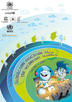 OzonAction Education Pack for Secondary Schools