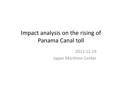 Impact analysis on the rising of Panama Canal toll