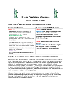 Diverse Populations of America - Collier County Public Schools