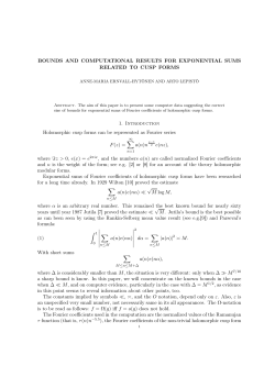 Bounds and computational results for exponential sums related to