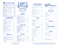 GUY FIERI`S CHOICES - Voula`s Offshore Cafe