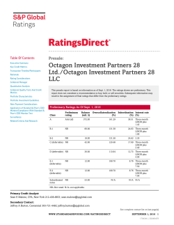 Octagon Investment Partners 28 Ltd./Octagon