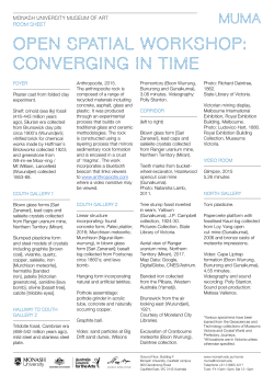 Exhibition room sheet