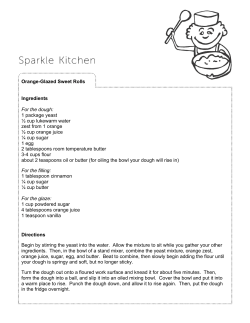 Orange-Glazed Sweet Rolls Ingredients For the dough: 1 package