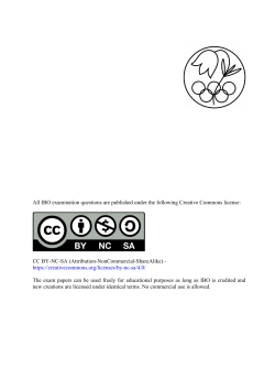 IBO 1995 Theory Paper - International Biology Olympiad