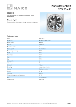 Produktdatenblatt EZQ 25/4 E