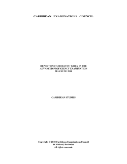 caribbean examinations council