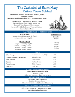 Fifth Sunday of Lent