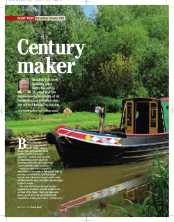 Canal Boat Editorial on Braidbar 100