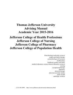 Jefferson College of Health Professions