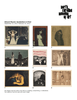 Edvard Munch, Symbolism in Print