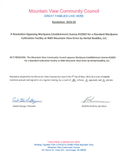 MVCC Resolution 2016-05 - The Federation of Community