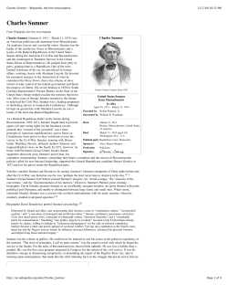 Charles Sumner - Wikipedia, the free encyclopedia