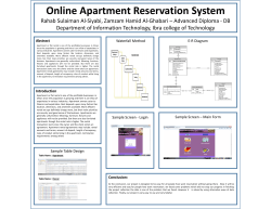 Online Apartment Reservation System