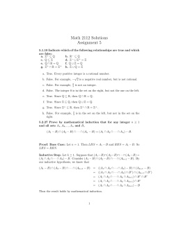 Math 2112 Solutions Assignment 5