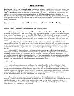 Shay`s Rebellion How did Americans react to Shay`s Rebellion?