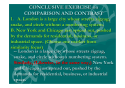 Compare-Contrast Exercise Answer Key