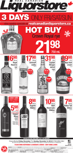 Crown Royal rye - Real Canadian Liquor Store