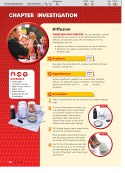 Diffusion - ClassZone