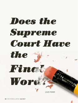 Does the Supreme Court Have the