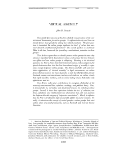 VIRTUAL ASSEMBLY - Cornell Law Review