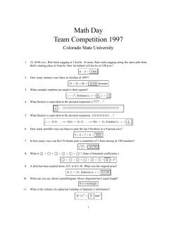 1997 - Colorado State University