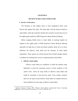 16 CHAPTER II REVIEW OF RELATED LITERATURE A. Review of