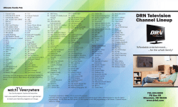 DRN Television Channel Lineup