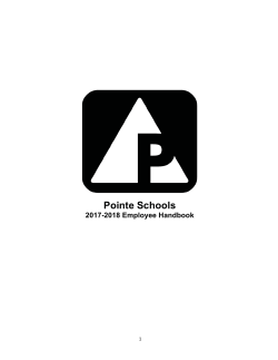2017-2018 Employee Handbook