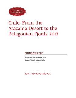 Chile: From the Atacama Desert to the Patagonian Fjords 2017
