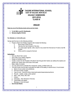 class IX - Tagore International School