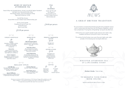 afternoon tea - Mews of Mayfair