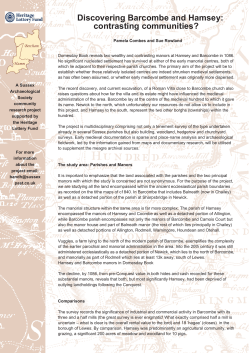 additional information - The Sussex Archaeological Society