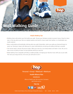 Mall Walking Guide - MyCare Health Center