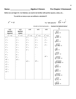 a a = 16 49 81 196 8 27 729 1000 16 81 256 32 64