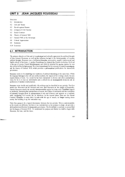 unit 8 jean jacques rousseau